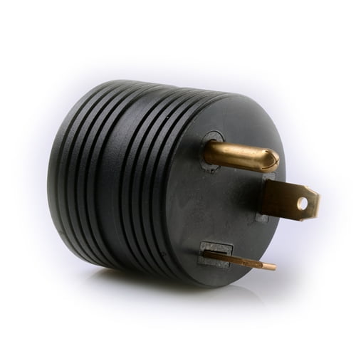 ALEKO Heavy Duty ETL Welder RV Adapter Cord 12In STW 12/3 15A Male to 50A Female ALEKO Heavy Duty ETL Welder RV Adapter Cord 12In STW 12/3 15A Male to 50A Female
